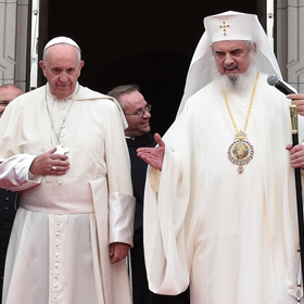Papa Francisc vizitează Catedrala Națională